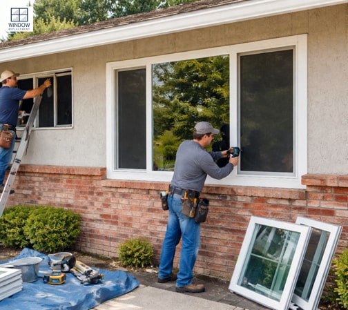 New home window installation completed on Ygnacio Valley Road